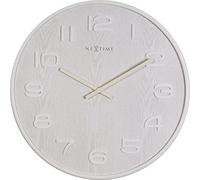NeXtime 3095wi Wood Wood Big Horloge Bois Blanc