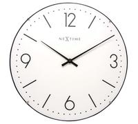 NeXtime - 3157WI - Horloge Murale - 35cm - blanc - Basic Dome