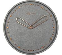 NeXtime - 3197GS - Horloge Murale - 35cm - gris - Cross