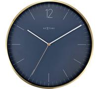 NeXtime - 3252BL - Horloge murale - 34cm - bleu - Essential Gold