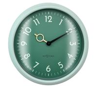 NeXtime - 3540TE - Horloge murale - 30,5cm - cyan - Golden Hour Wall