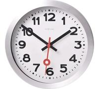 NeXtime 3998ar Station Horloge Verre Blanc