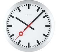 NeXtime 3999st Station Horloge Verre Blanc