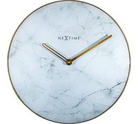 NeXtime - 8189WI - Horloge Murale - 40cm - blanc - Marble