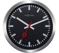 NeXtime - 3998STZW - Horloge Murale - 19cm - argent - Station