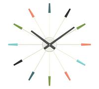 NeXtime - 2610VI - Horloge Murale - 58cm - multicolore - Plug Inn