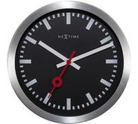 NeXtime - 3998STZW - Horloge Murale - 19cm - argent - Station