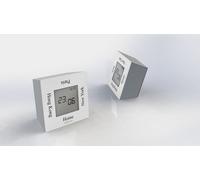 Nextime Ne-5190Wi Réveil 7.4X4X7.4Cm Métal, blanc, 'Turn4Time'