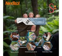 NexTool - outil multifonction 8 en 1 EDC, clé légère W2, pinces pliantes, clé multifonction, tournevis, outils de réparation de vélo en plein air W2