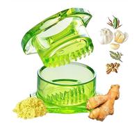 NexTrend Garlic Twister 4ème génération - Presse-ail multifonctionnel pour ail, gingembre, herbes, noix, hachoir et hachoir de cuisine, facile à nettoyer (vert)