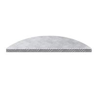 Nez de Marche Aluminium 5 Pièces 60x18x2,5 cm Argenté Chevron | Plaque chevron dérapante, étanche, usage intérieur extérieur, finition argentée moderne, entretien facile