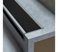 Nez de Marche antidérapant et Durable pour escaliers en Bois, marbre et carrelagge. Bande de Caoutchouc Auto-adhésive pour Une Installation Facile et Une Finition antidérapante Longue durée.