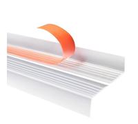 Nez de marche autocollant 40 x 25 cm, protection de nez de marche antidérapante en plastique PVC, transparent, 200 cm
