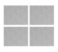 Nez de marche en aluminium - vidaXL - Argenté - 50x40 cm - Antidérapant - Lot de 4