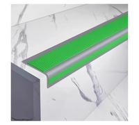 Nez de Marche en Caoutchouc pour marches en marbre, Nez de Marche Auto-adhésif Ache Auto-adhésif avec Surface antidérapante cannelée, moulure de Protection des Bords de marches (Vert, 1,7 m)