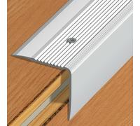 Nez de marche intérieur ou extérieur - aluminium strié - Large 41 V DINAC