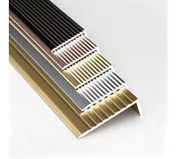 Nez De Marche/protecteur De Bord,Autocollant Antidérapant,Garniture Rubuste | Peut Être Coupé,Avec Un Angle De 90 °,Des Bandes De Roulement De Bordure D'escalier For(Purple gold,90cm L 40mm*20mm)