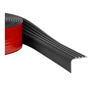 Nez de marche PVC adhésif antidérapant 40x30 mm - 6 m - Noir - QUEST