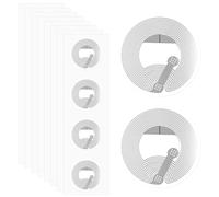 NFC Autocollant Balises Lot de 60, NTAG213 NFC Tag Stickers, 25mm Autocollant D'éTiquette NFC, NFC Chip Carte Programmable Mémoire 144 Octets pour Tous les Téléphones et Appareils Compatibles NFC