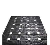 NFEKLFI bache Anti Mauvaise Herbe Barrière Contre Les Mauvaises Herbes, Plantes Couvre-Sol durables, Film Anti-Herbe, paillis for Jardins potagers, Horticulture(Black -1X10 Meters)