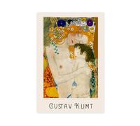 NFFBGFD Poster Gustav Klimt - Mère et enfant - Impression sur toile - Art mural - 20 x 30 cm