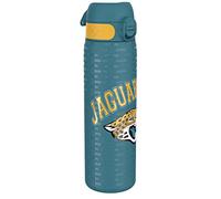 ION8 Jacksonville Jaguars NFL Bouteille d'eau étroite anti-fuite, acier inoxydable 600ml