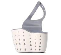 Ngbbby Support d'évier de cuisine 8, 3 x 3, 4 x 5, 9 pouces Porte-éponge d'évier de cuisine avec sangle réglable et trou drainage Porte-éponge susp