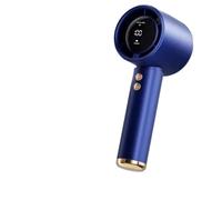 NGTFDCP Ventilateur portatif, Mini ventilateur portable avec écran LED et lampe de poche, 3 vitesses, batterie rechargeable par USB pour les voyages(Blue)