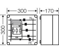 NH 1xNH00 Sectionneur à fusible 3p, 400A - Boîtier à fusible 125A Mi 6227