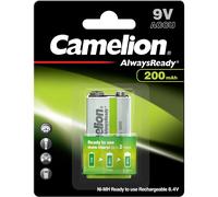 [NH-9V200ARBP1] Camelion Pile rechargeable 9V 200mAh AlwaysReady