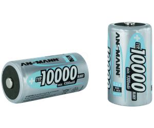 NH MONO ANS - Batterie mono ANSMANN, NiMh, 10 000 mAh