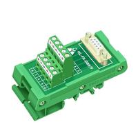 NHESTYGBT Câble DB9 IO de qualité Industrielle, 1 pièce, Module d'interface à Montage sur Rail DIN d-sub, Carte de dérivation DB9(HL-FX-DB9F)