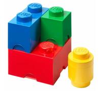 NHG LEGO - Lot de 4 boîtes de rangement Storage Brick Classic, en plastique, 40150803
