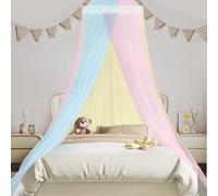 NHTJTHE Moustiquaire de lit, moustiquaire de voyage, pour lit d'enfant, baldaquin pour hamac, maison, voyage, camping, protection contre les insectes (60 x 250 x 850 cm, couleur)