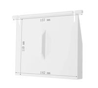 NHTJTHE Trappe de skimmer de piscine standard, clapet de rechange pour skimmer standard, filtration efficace pour piscines hors-sol et piscines