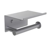 Niara porte-papier toilette avec couvercle pvd couleur inox 159x112x88 mm - LAUFEN H3840621610031