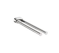 Niara porte-serviettes pivotant double 40 cm chromé 78x402x45 mm - LAUFEN H3810610040011