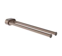 Niara porte-serviettes pivotant double 40 cm pvd or rosé brossé 78x402x45 mm - LAUFEN H3810611680011