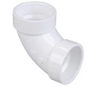 NIBCO Raccord de tuyau DWV en PVC série 4807, coude à 90 degrés, moyeu 1-1/2 par Nibco