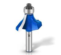 NICAVKIT Radius Fraise à arrondir 12 mm avec tige de 8 mm, en carbure de tungstène, embouts de fraisage, embouts de défonceuse, fraise à bords pour le travail du bois