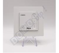 Nice DOMI W3C - Télécommande murale Blanc sans fil 3 canaux bidirectionnelle - 433,92 MHz - Remplace WM003C/WM001C + Goodie Domobip