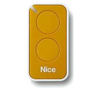 Nice Era-Inti Télécommande pour Portail Originale 2 Touches 433,92 MHz à Code aléatoire pour remplacer Les télécommandes Nice Very VR One, ON1, ON2 Ainsi Que Flor, FLO2R-S et FLO1R-S