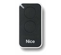Nice Era-Inti Télécommande pour Portail Originale 2 Touches 433,92 MHz à Code aléatoire pour remplacer Les télécommandes Nice Very VR One, ON1, ON2 Ainsi Que Flor, FLO2R-S et FLO1R-S