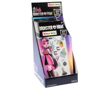 Nice Group - Monster High Metallic Tattoo, Kits de tatouage colorés pour enfants