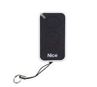 NICE INTI2 noir 2-canaux Télécommande, 433.92Mhz rolling code emetteur. Compatible avec FLOR-S, ONE, FLORE, INTI télécommandes.