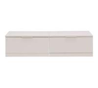 Paris prix Table de chevet 2 tiroirs - Beige