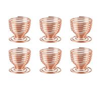 Nicear Coquetiers Or Rose Coquetiers Fil D Acier Brossé Ressort Spirale Accessoires De Cuisine Or Rose Design Moderne Léger Chrome
