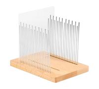 Nicear Trancheuse À Pain Guide Réglable Pour Pain Maison Guide De Trancheuse À Pain En Bois Pliable Compact Durable