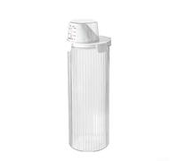 Niceminiwall Boîte de rangement alimentaire avec couvercle doseur et bec verseur, boîte de rangement alimentaire pour poudre de riz (taille L)