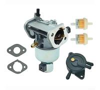 Niceminiwall Carburateur compatible avec le kit de pièces de tracteur JOHN-DEERE X300 X300R X304 | Carburateur MIA10591 W et pompe à carburant | Ensemble de joints de carburateur